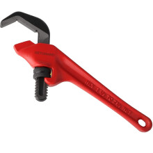 Jadeshay Offset Hex Wrench,9.5 in Offset Pipe Wrench Adjustable Pipe Spanner Portable Straight Spanner Hand Tools for Gripping Hexagonal or Square ...
