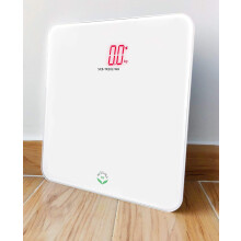 NewlineNY Voice Talking Digital Bathroom Scale Easy Auto Step-on Auto Off Technology, White, Lb or Kg, 440lb Capacity