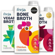 Freja Discovery Bone Broth Pack | Beef, Chicken & Vegetable | Premium Liquid Broth | Delicious & Natural | Low Calorie | High Protein & Collagen | ...