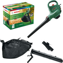 Bosch Electric Leaf Blower and Vacuum UniversalGardenTidy 3000 (3000 W, collection bag 50 l,variable speed,for blowing, vacuuming shredding leaves,...
