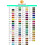 New brothread 80 Spools Janome Colours Polyester Machine Embroidery Thread Kit 500M Each Spool - NewColours Assortment 5