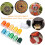 New brothread 80 Spools Janome Colours Polyester Machine Embroidery Thread Kit 500M Each Spool - NewColours Assortment 2