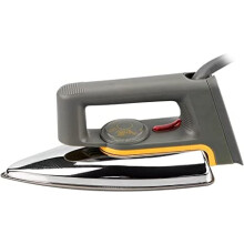 Household Classic Dry Iron For Clothes, 1600W, Stainless Steel Soleplate, Steam Boost, Precision Tip, Auto-Off, No Water And No Steam Iron