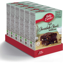 Betty Crocker Triple Chocolate Brownie Cake Mix 415g (Pack of 6)