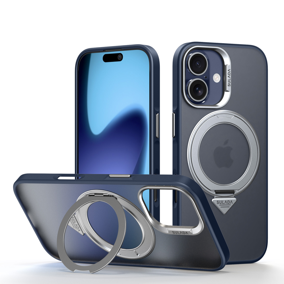 Rotating Kickstand Case With Magsafe For Iphone 17 Â Blue 6925861118807