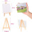 40Pcs Mini Canvas Drawing Board with Easel, Painti 5