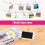 40Pcs Mini Canvas Drawing Board with Easel, Painti 3