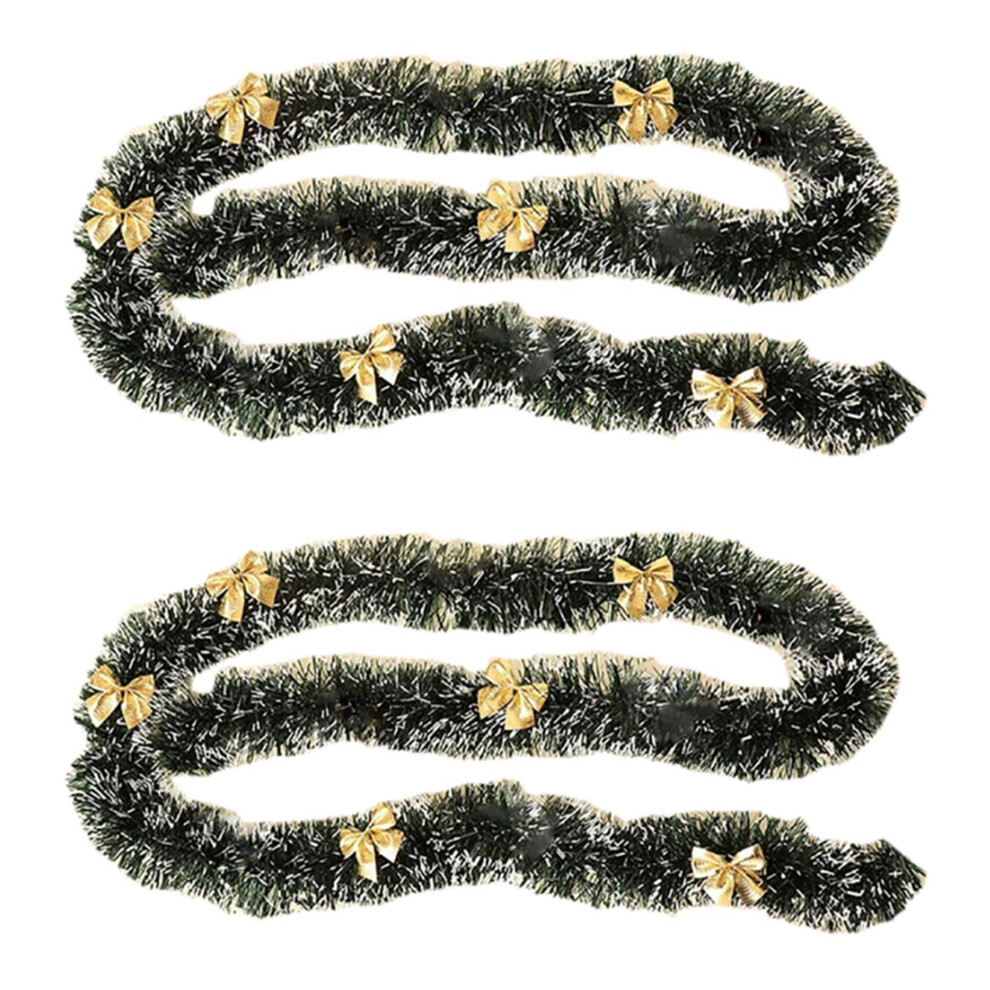2X 2M Christmas Eve Decoration Bar Tops Ribbon Gar 4851325113465