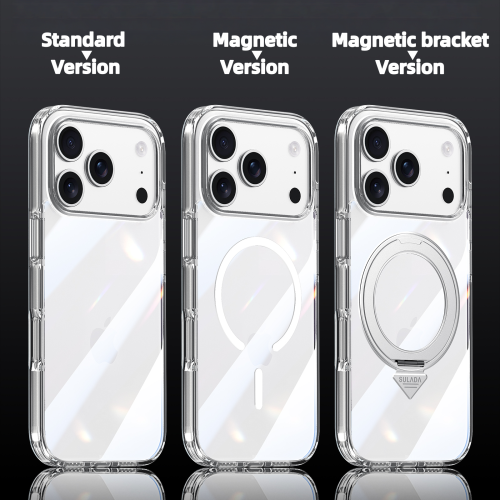 Clear Case with MagSafe for iPhone 17 Built in Kickstand 2