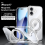 Clear Case with MagSafe for iPhone 17 Built in Kickstand 2