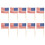 1000 American Flag Toothpicks Party Cupcake Decora 1
