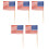 500 American Flag Toothpicks Party Cupcake Decorat 2