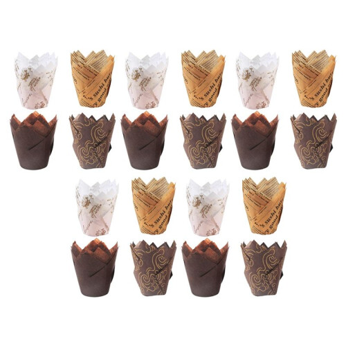 Cupcake Molds,1000 Pieces Tulip Baking Cups Muffin