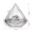 24PCS Transparent Diamond Shape Candy Box Wedding 10
