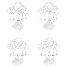 120 Pcs Baptism Acrylic Rosary Beads Mini Rosaries