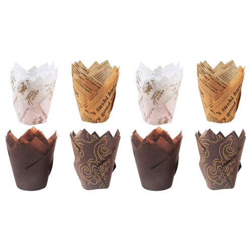 Cupcake Molds,1000 Pieces Tulip Baking Cups Muffin 2