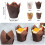 Cupcake Molds,1000 Pieces Tulip Baking Cups Muffin 5