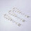 120 Pcs Baptism Acrylic Rosary Beads Mini Rosaries 10