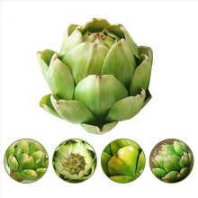 9Pcs Green Artificial Artichoke Plastic Fake Flowe