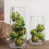 9Pcs Green Artificial Artichoke Plastic Fake Flowe 4