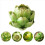 9Pcs Green Artificial Artichoke Plastic Fake Flowe 2