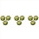 9Pcs Green Artificial Artichoke Plastic Fake Flowe 8