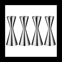 4X Stainless Steel Measure Cup Double Head Bar Par