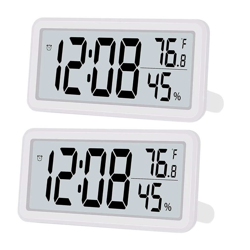 2X Digital Alarm Clock,Desk Clock,Battery Operated Semoic