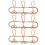 3X Rattan Wall Hooks Kids Garments Organizer Rack 1