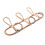 3X Rattan Wall Hooks Kids Garments Organizer Rack 4
