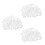 300 Pcs Decor 5 mm White Plastic Hole Drilling Cov 1