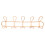 3X Large Rattan Wall Hooks Clothes Hat Hanging Hoo 3