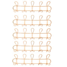5X Large Rattan Wall Hooks Clothes Hat Hanging Hoo