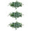 3X Greenery Artificial Front Door Wreath Hanging E 1