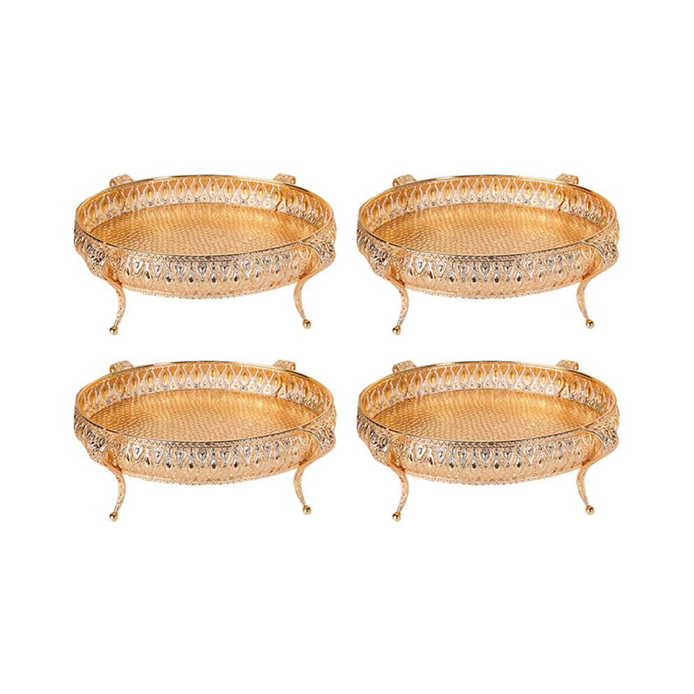 Semoic 4X Home Food Tray Vintage Fruit Plate Table Snack