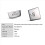 10X ABS Chrome Electronic Hand Brake P Button Deco 6