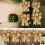 30PCS Christmas Tree Decoration Bows Ribbon Gold 2 9