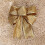30PCS Christmas Tree Decoration Bows Ribbon Gold 2 4