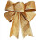 30PCS Christmas Tree Decoration Bows Ribbon Gold 2 5