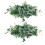 2X Greenery Artificial Front Door Wreath Hanging E 1