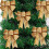 30PCS Christmas Tree Decoration Bows Ribbon Gold 2 8