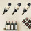 6 Pack Metal Wine Rack Wall Mounted Bottle Holder 3