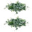 3X Greenery Artificial Front Door Wreath Hanging E 3