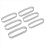 18PCS Oval Tart Ring Stainless Steel Perforated Mo 1