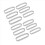 12PCS Oval Tart Ring Stainless Steel Perforated Mo 2