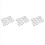 18PCS Oval Tart Ring Stainless Steel Perforated Mo 7