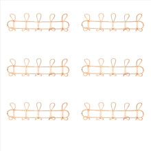 6X Large Rattan Wall Hooks Clothes Hat Hanging Hoo