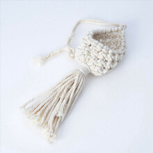 2X Boho Macrame Air Plant Hanger Tillandsia Hangin