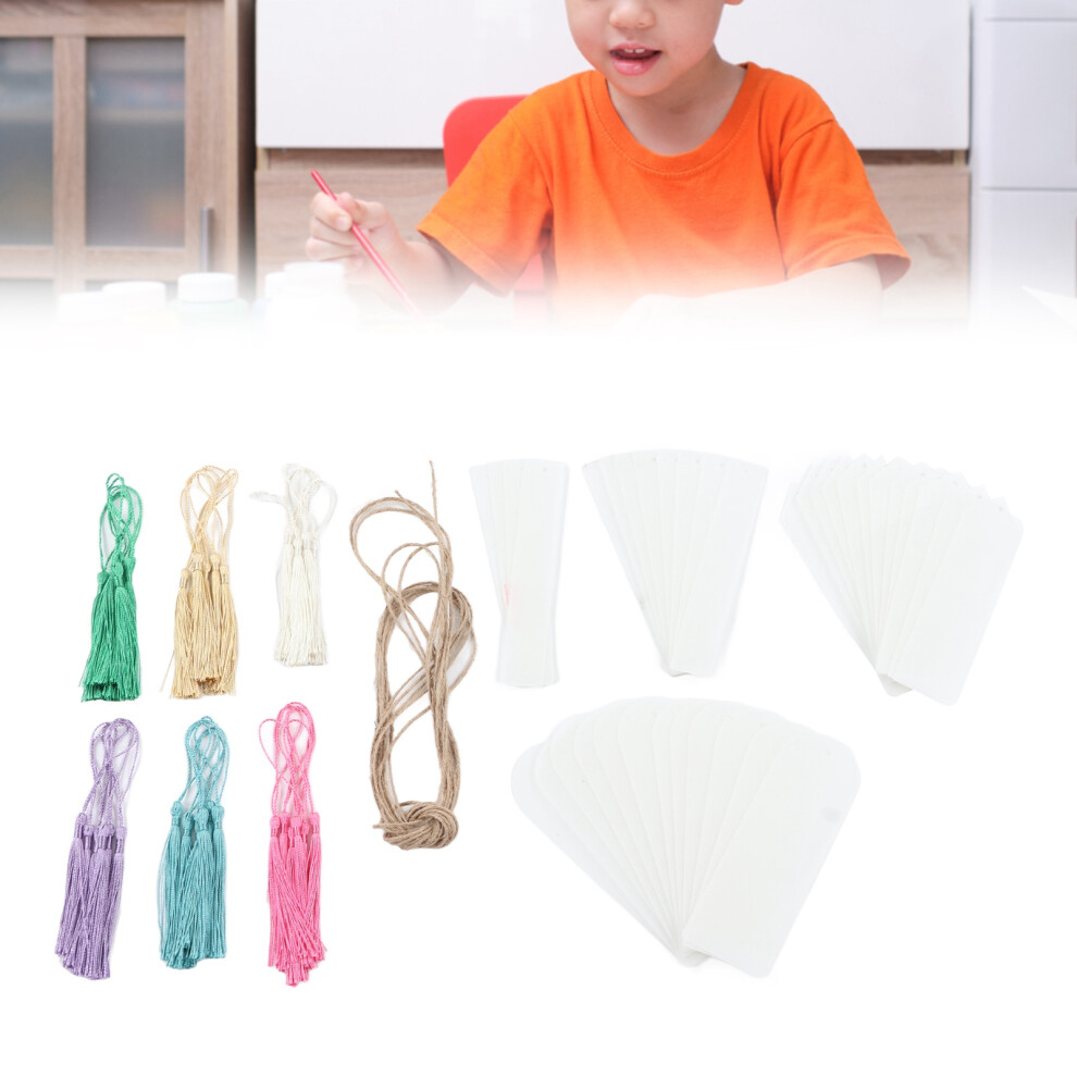 36pcs Waterproof Acrylic Bookmarks Blanks 0.04 Inch Thick with Tassel Rope-image-OPC-PMGTZ72-NEW
