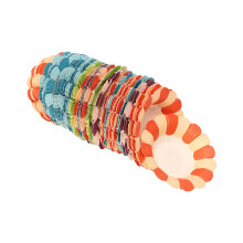 Paper Petal Bowls 50pcs for Kids Handcraft Eco Safe Stackable Flower Cups